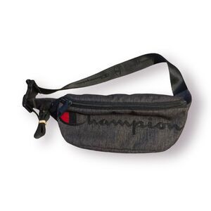 Champion Prime Gray Logo Waist Pack Sling‎ Bag